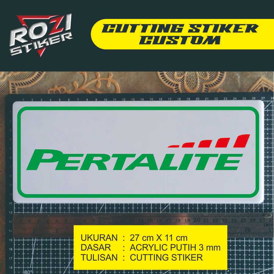 

SIGN BOARD / PAPAN NAMA ACRYLIC PERTALITE PERTAMAX