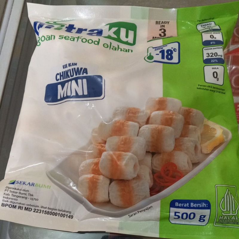 

Mitraku ikan olahan Chikuwa mini 500gr