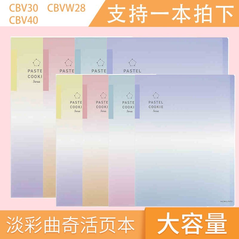 Map Clear Holder A3 Pastel Cookie Sora 20L WSG-CBVW28