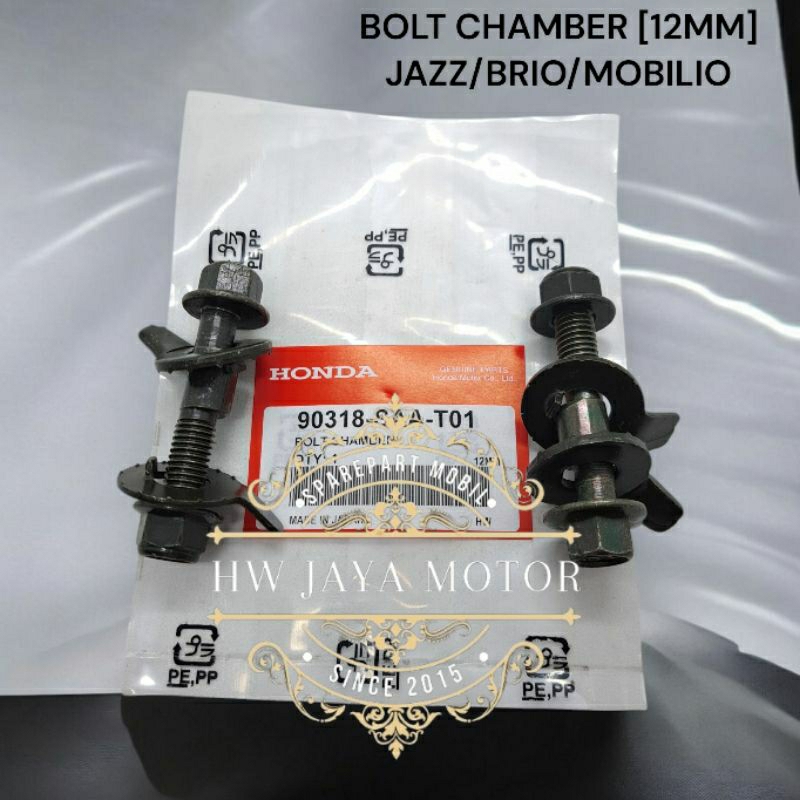 BOLT CHAMBER BAUT SPOORING HONDA JAZZ RS JAZZ OLD MOBILIO BRIO 12MM 2PC