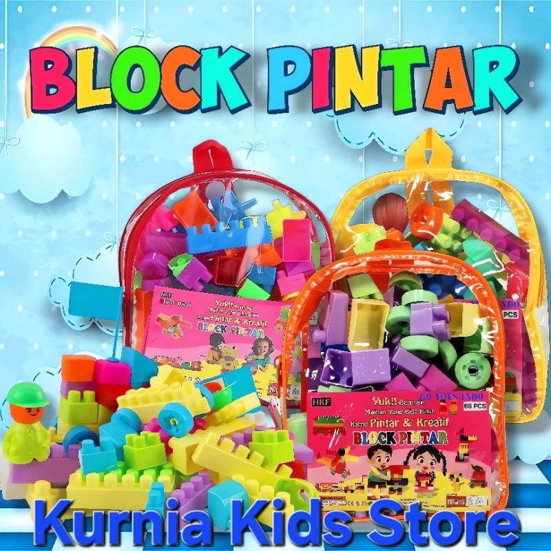 Mainan Block Pintar Hanlo 68PCS 8268