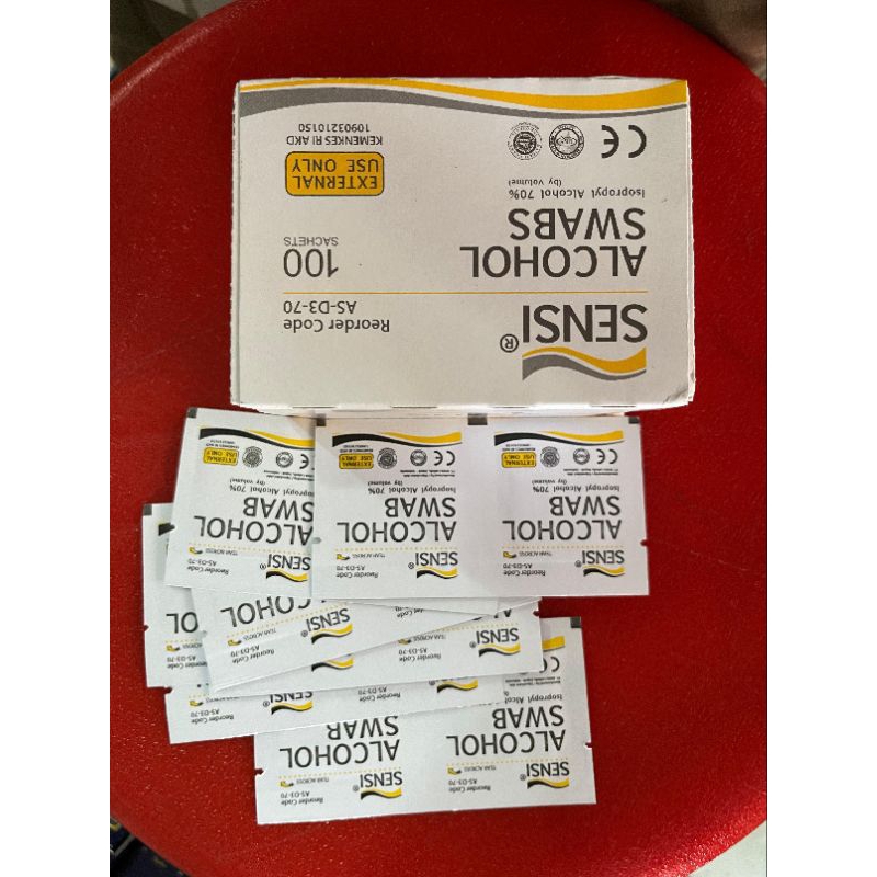 Alkohol Swab Sensi isi 100pcs