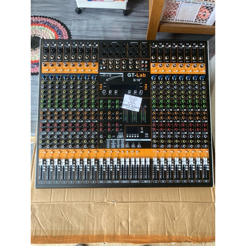 Audio Mixer Analog RDW GT Lab 16 gen 2 / G16 / G 16 + KOMPRES PLUS FX 2 - 16 channel