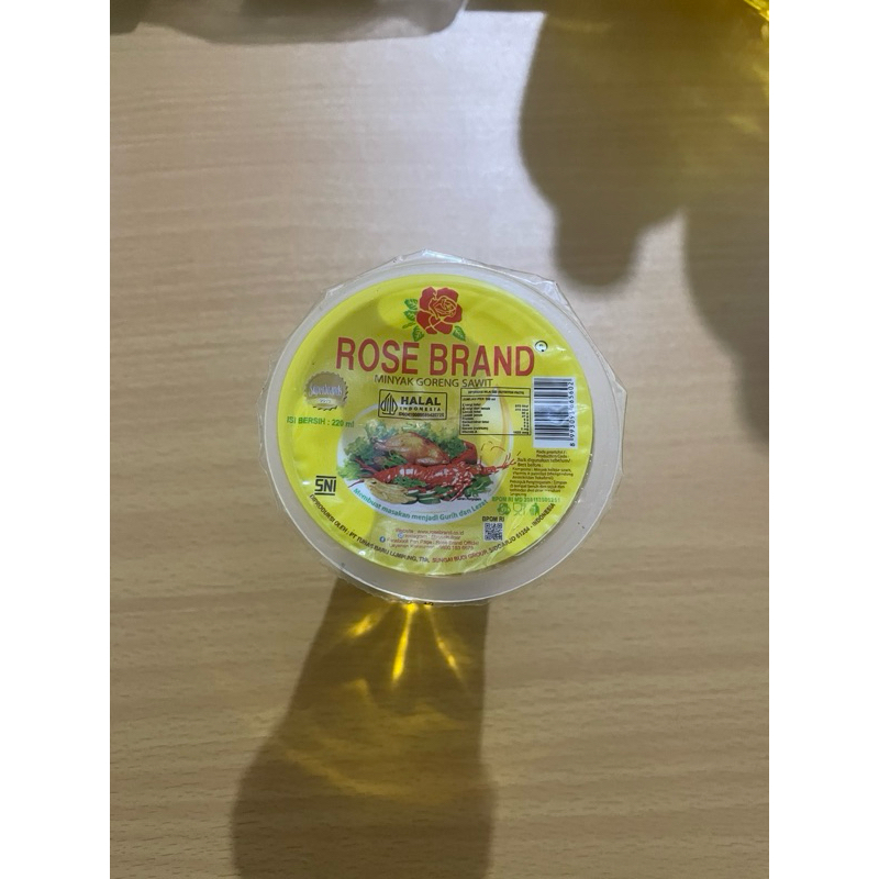 

minyak gelas rosebrand 220ml