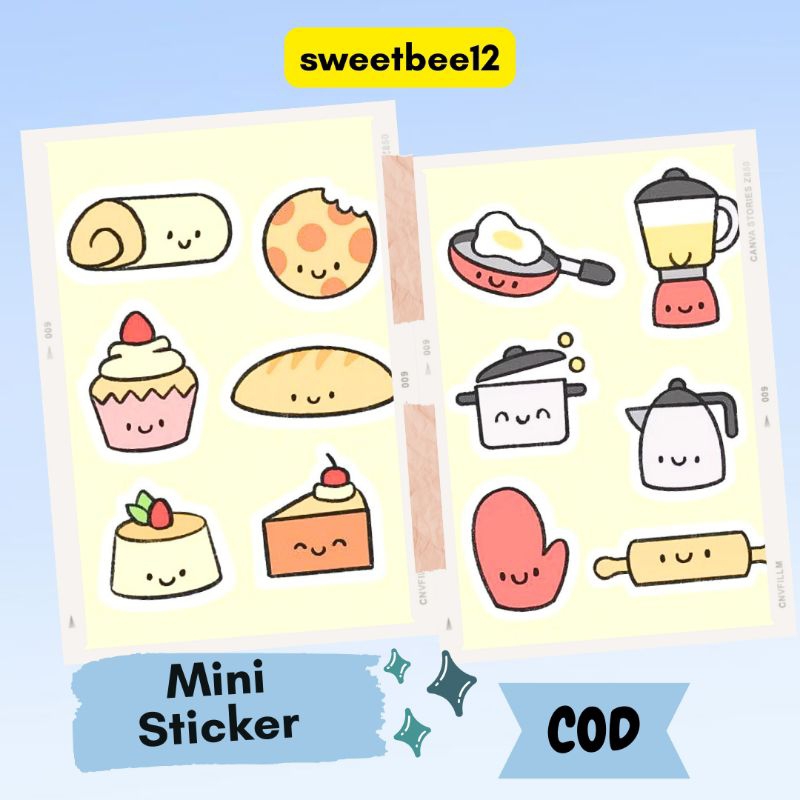 

MINI SERIES Sticker Lucu | Sticker Tumblr | Sticker Aesthetic A6