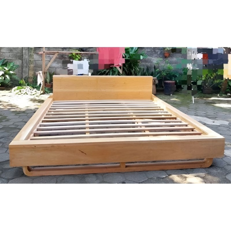 rangka depan mewah/rangka kasur tidur minimalis/ rangka kasur solid jepara