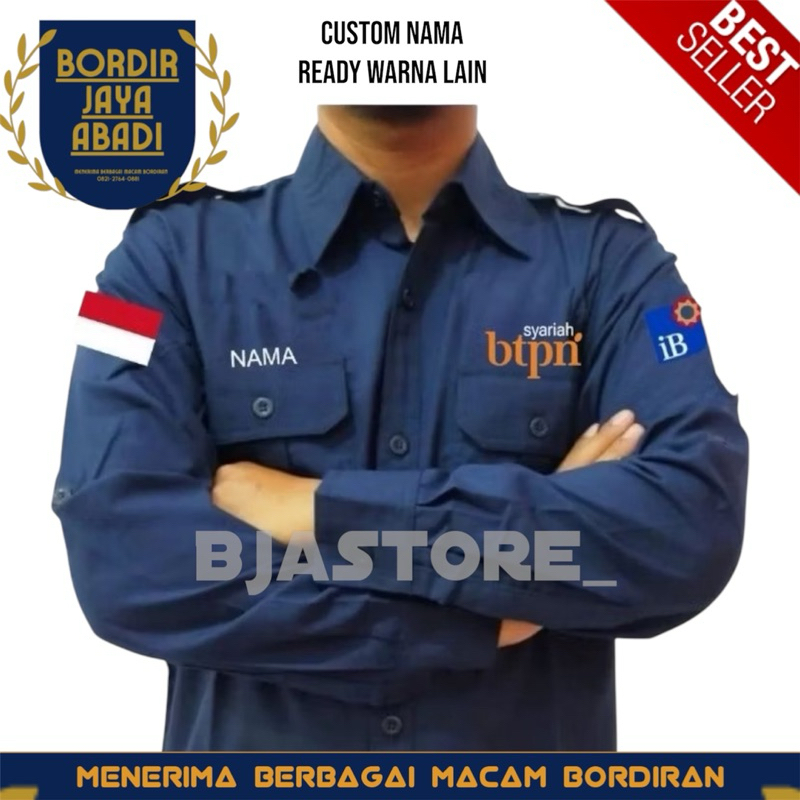 Kemeja Bank BTPN Syariah Seragam Bank BTPN