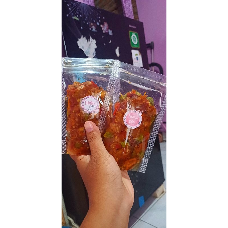 

sambal teri , teri pete homemade