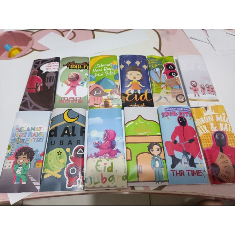 

Amplop Permen SQUID GAME / Amplop Idul Fitri / Angpao Lebaran 2025