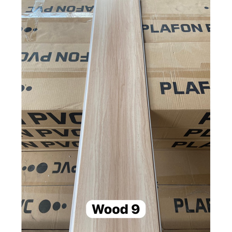 plafon pvc doff serat kayu wodd 9 (PERLEMBAR)
