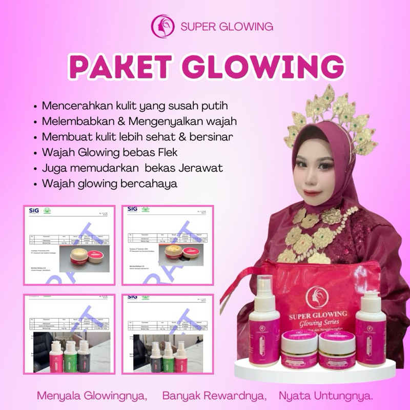SKINCARE SUPER GLOWING BPOM