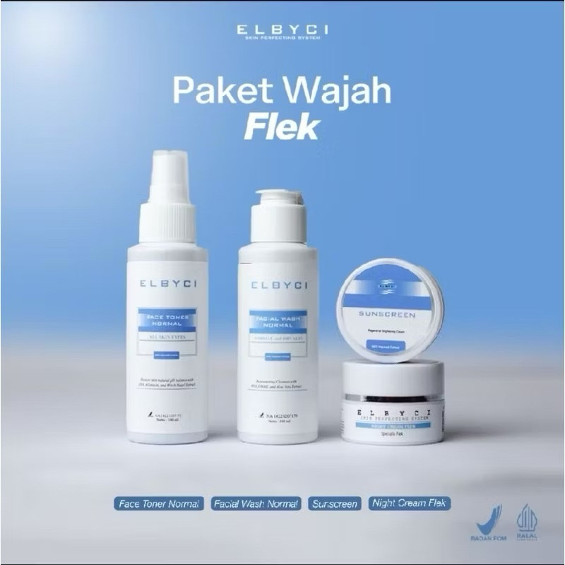 [original]ELBYCI SKINCARE PAKET REGENERISH FLEK