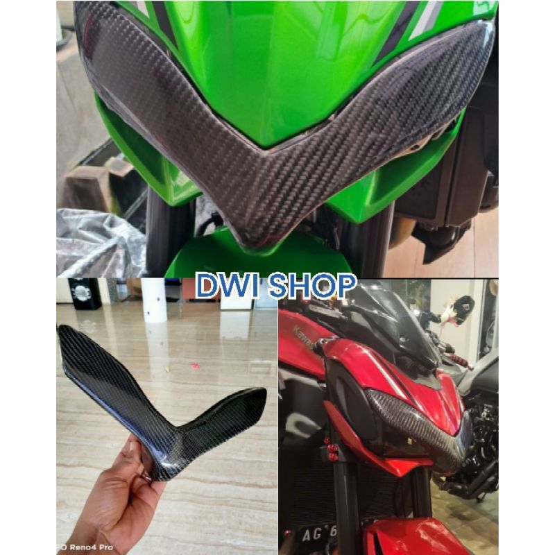 cover headlamp Kawasaki z900 carbon kevlar