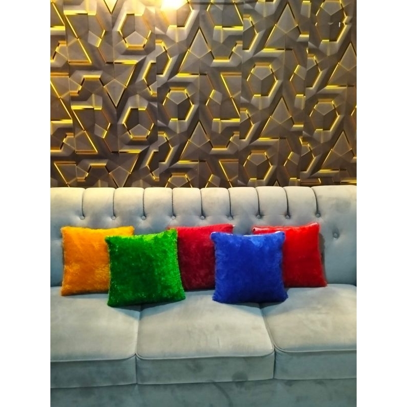 sarung bantal sofa kain bulu rasfur Kurnia sindo UK 40x40