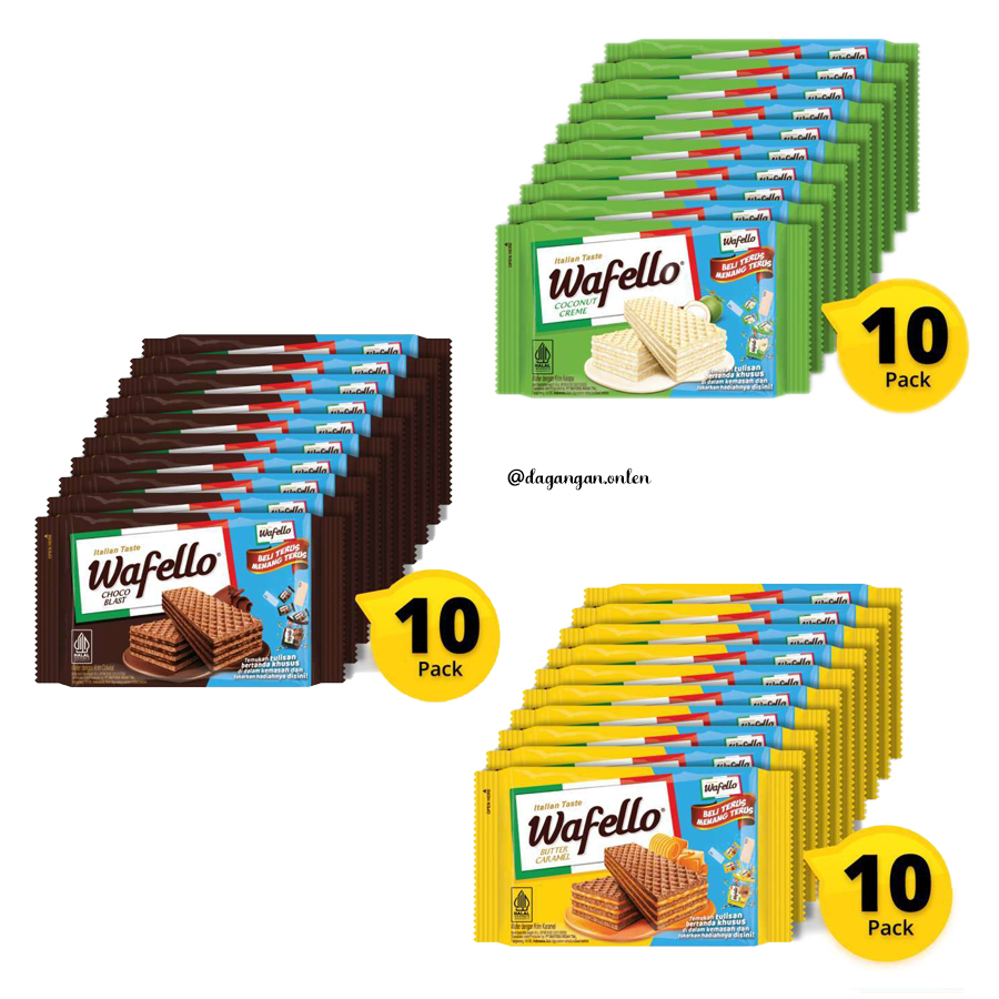 

Wafello Wafer 43 gram 1 pack isi 10
