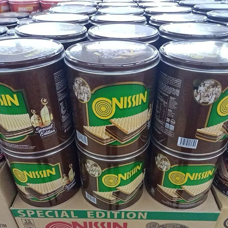 

Nissin Wafer kaleng coklat 275gr