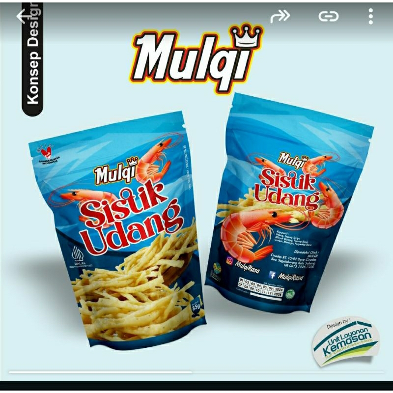 

Sistik Udang Mulqi Rasa asin gurih