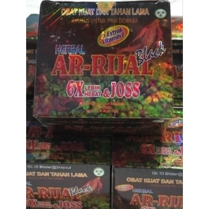 Obat Kuat Ar Rijal Black Joss  Original