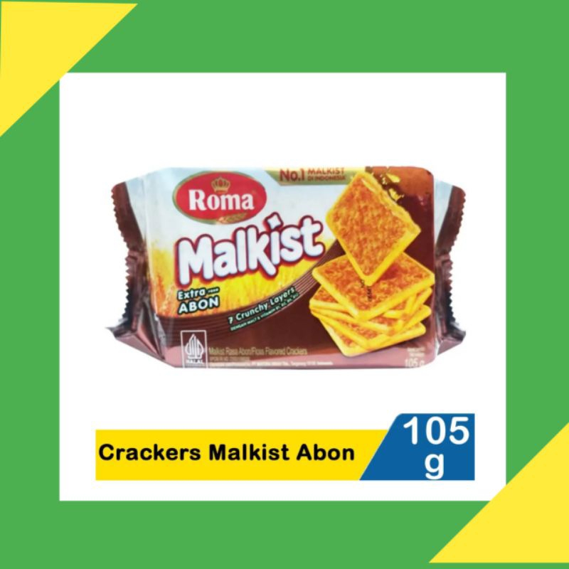 

Roma Crackers Malkist Abon 105G