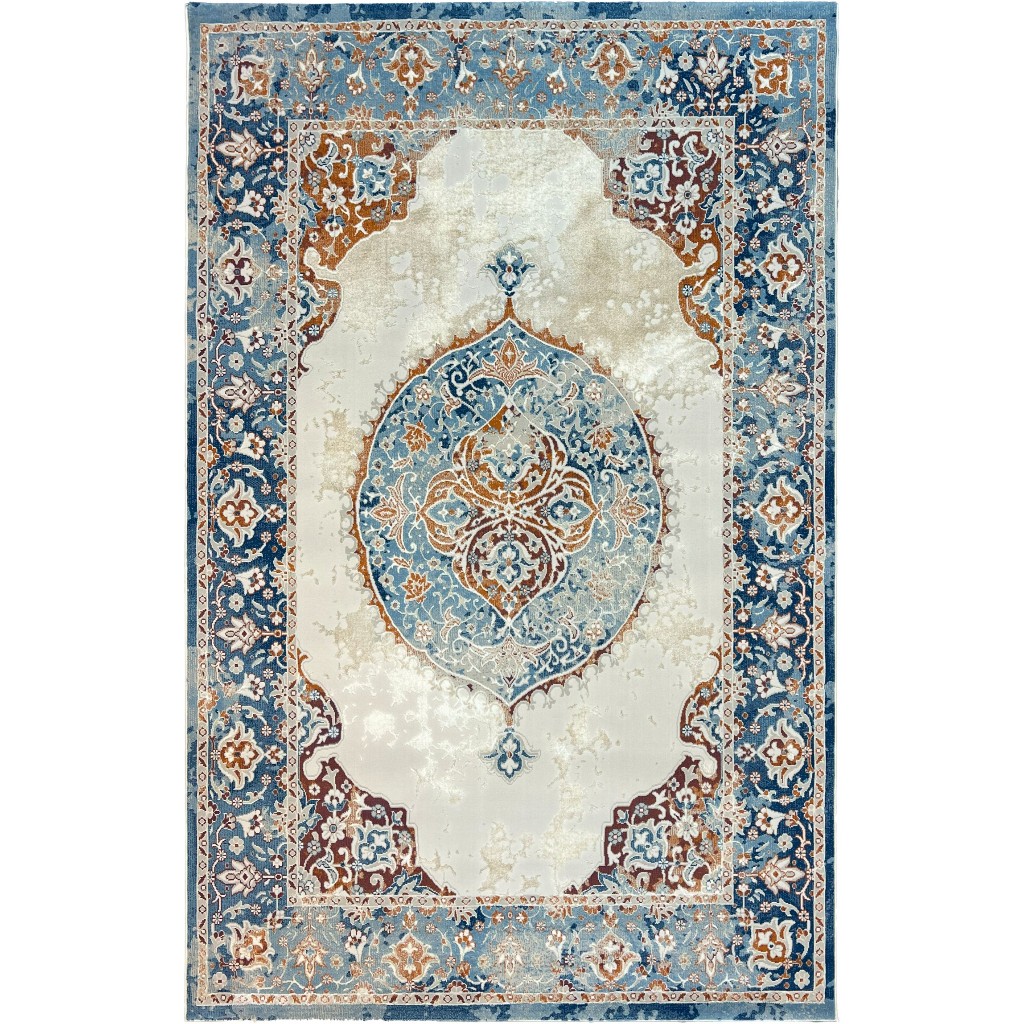 Karpet Permadani Abstrak Minimalis Vintage Turki Quadro 100x150 (2)