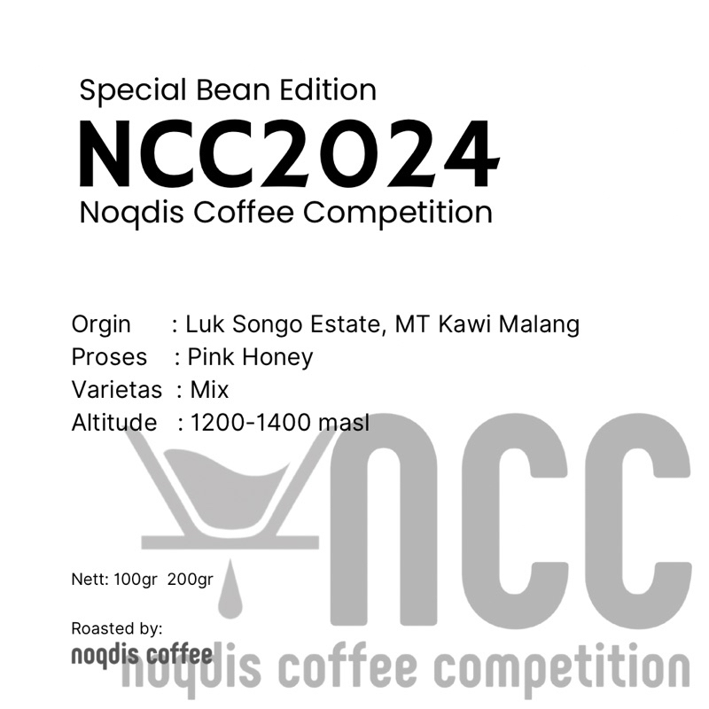 

Special Bean NCC2024 - Pink Honey