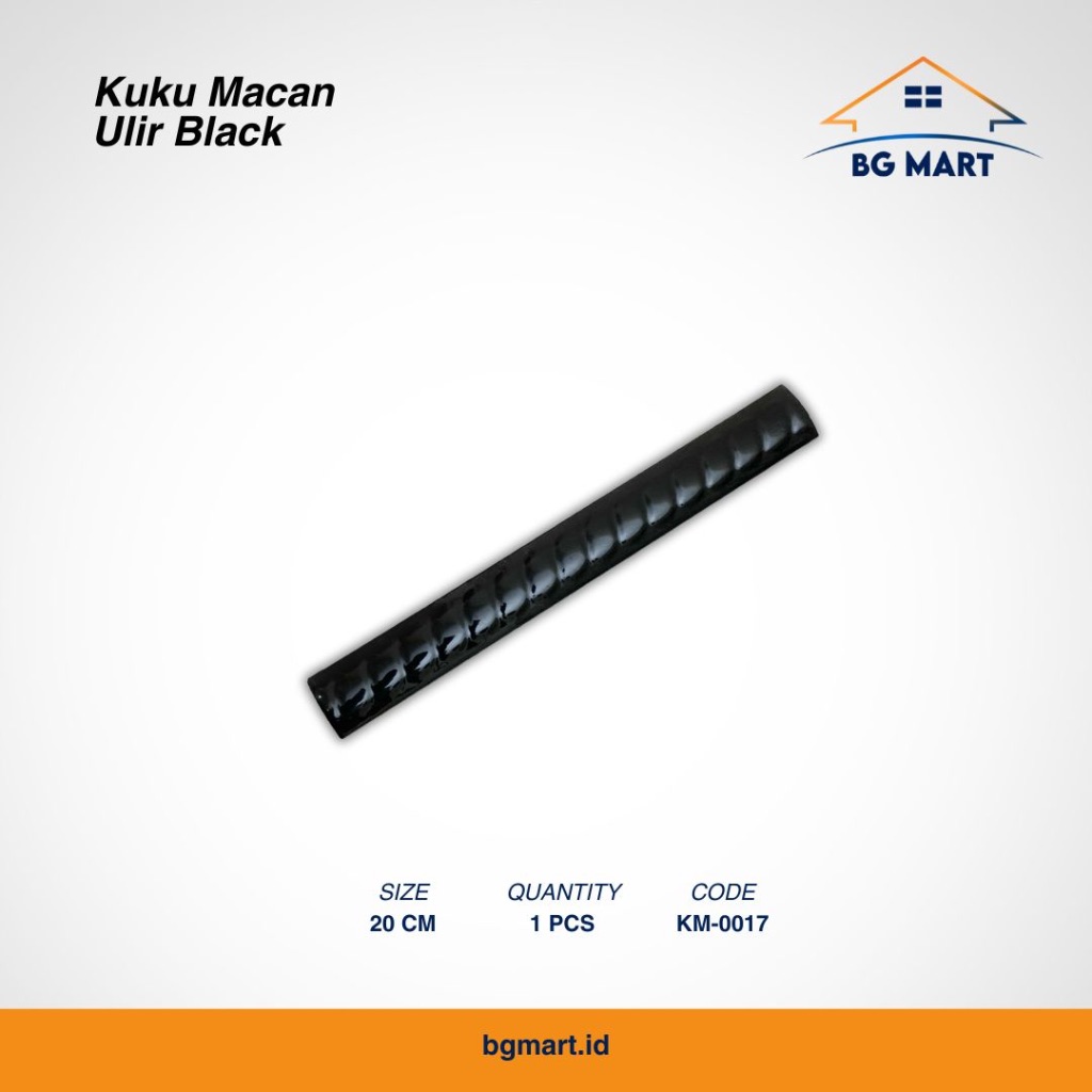 LIST KERAMIK KUKU MACAN MURAH ULIR 20 CM BLACK BONBON KERAMIK BONBON LIST TANGGA LIST PINGGIRAN KERA