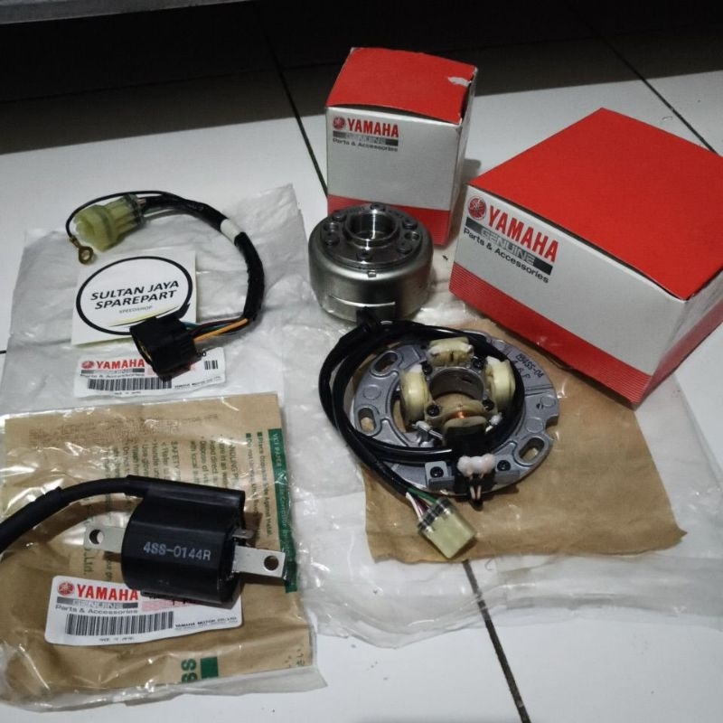 SET PENGAPIAN YAMAHA YZ 125 YZ125 TANPA CDI ORI YAMAHA GENUINE PART