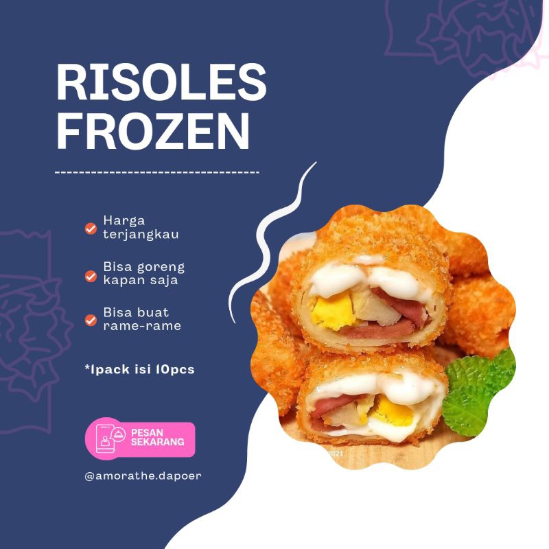 

RISOLES FROZEN GEMBUL [ MAYONAISE ] Pas Kapan Saja Rame-rame