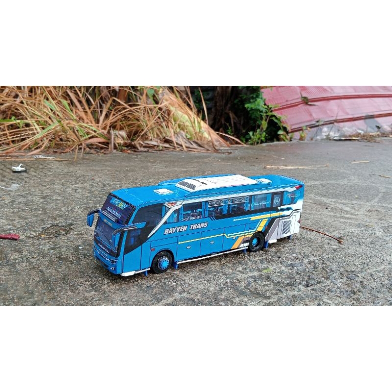 PAPERCRAFT BUS RAYYEN TRANS "BLUESKY"