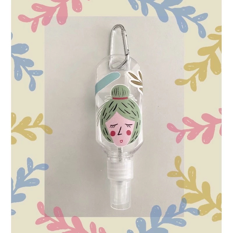 READY Botol Spray Gantungan Kunci FREE 2 STICKER l Botol Refill Handsanitizer l Holder Antis Spray B
