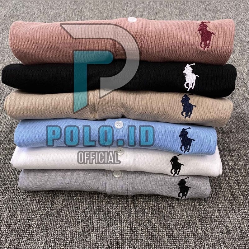 PROMO Kaos Kerah Pria / Polo Shirt Pria / Kaos Polo Pria Premium / Kerah Wangki / Pink Peach pria