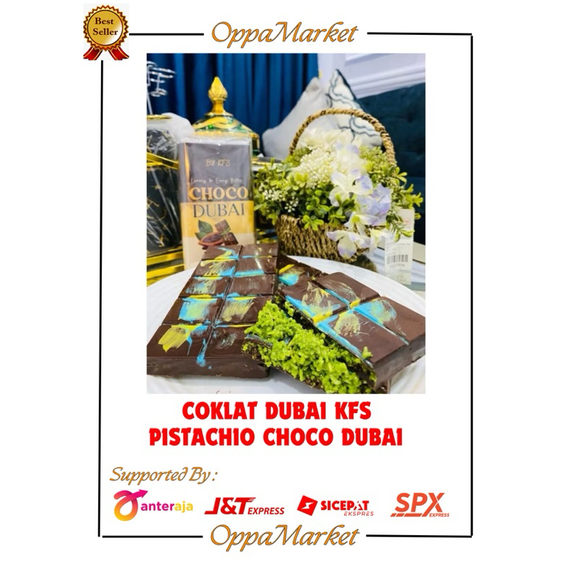 

COKLAT DUBAI PISTACHIO CHOCO KFS