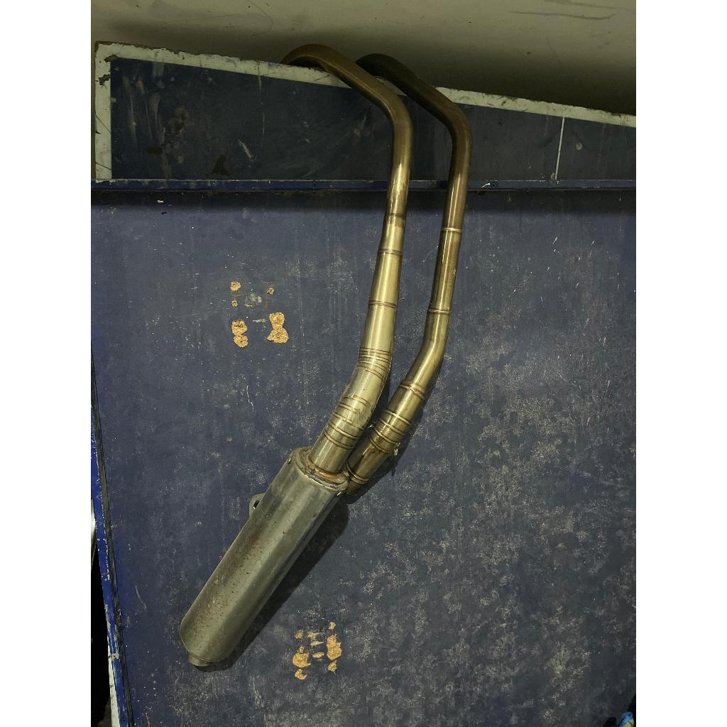 Pipa Slincer Knalpot Vyrus Satria FU Inlet 38mm (Bekas Knalpot Vyrus)