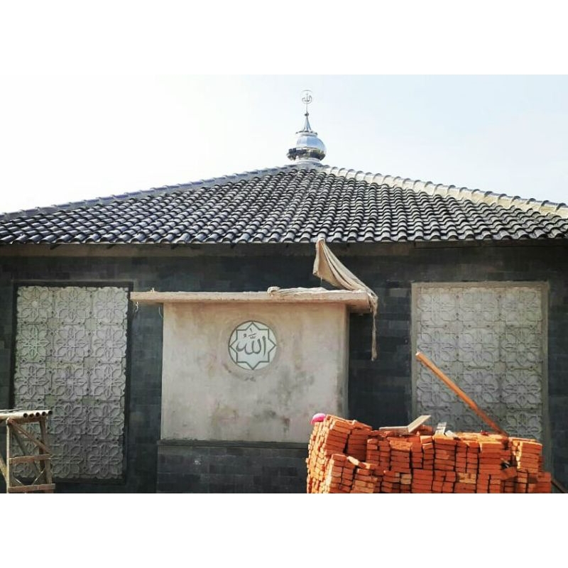 Wallpanel Dinding Beton Maroko Terlaris Di Jakarta Motif Ornamen Bintang Masjid