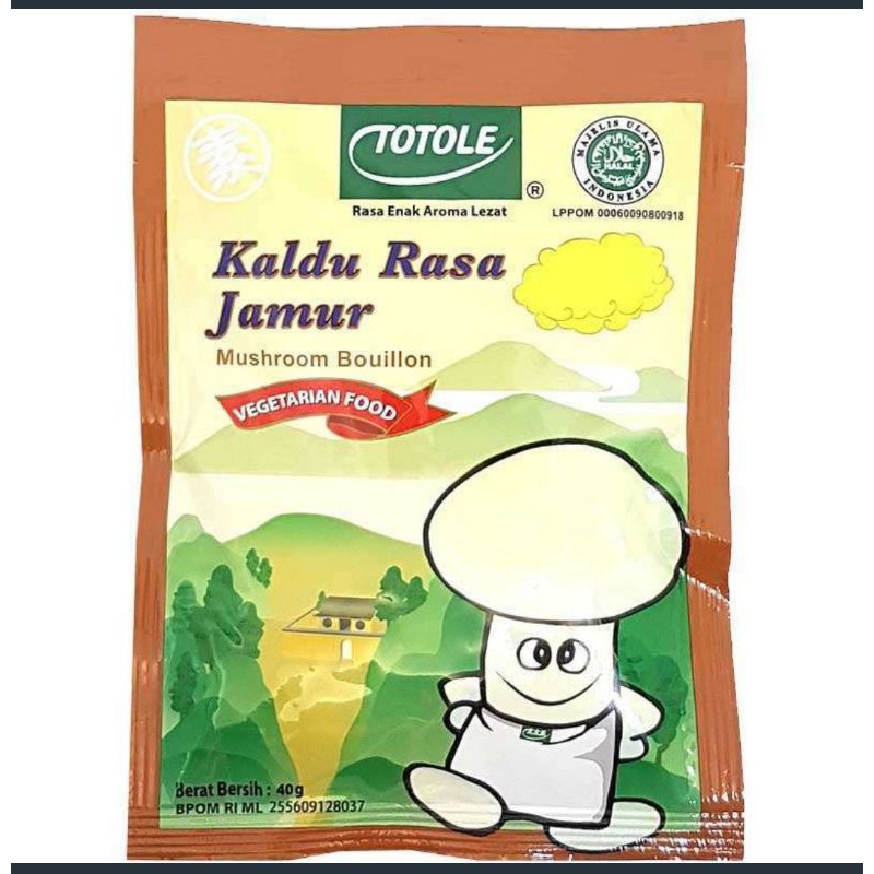 

FREE PACKING- TOTOLE Kaldu Jamur Penyedap Masakan 40gr