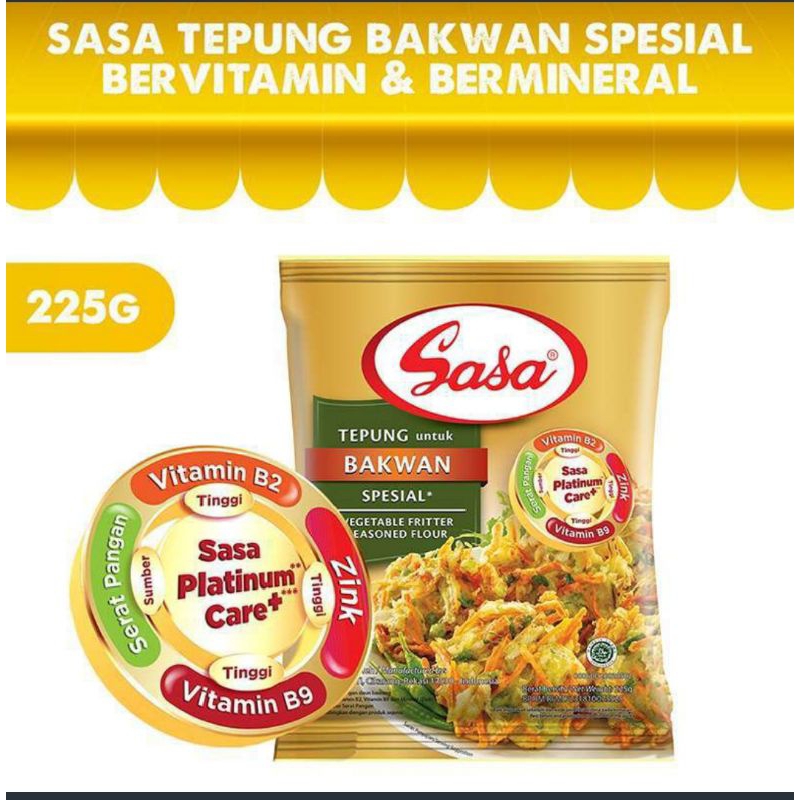 

FREE PACKING- SASA Tepung Bumbu Bakwan 210gr