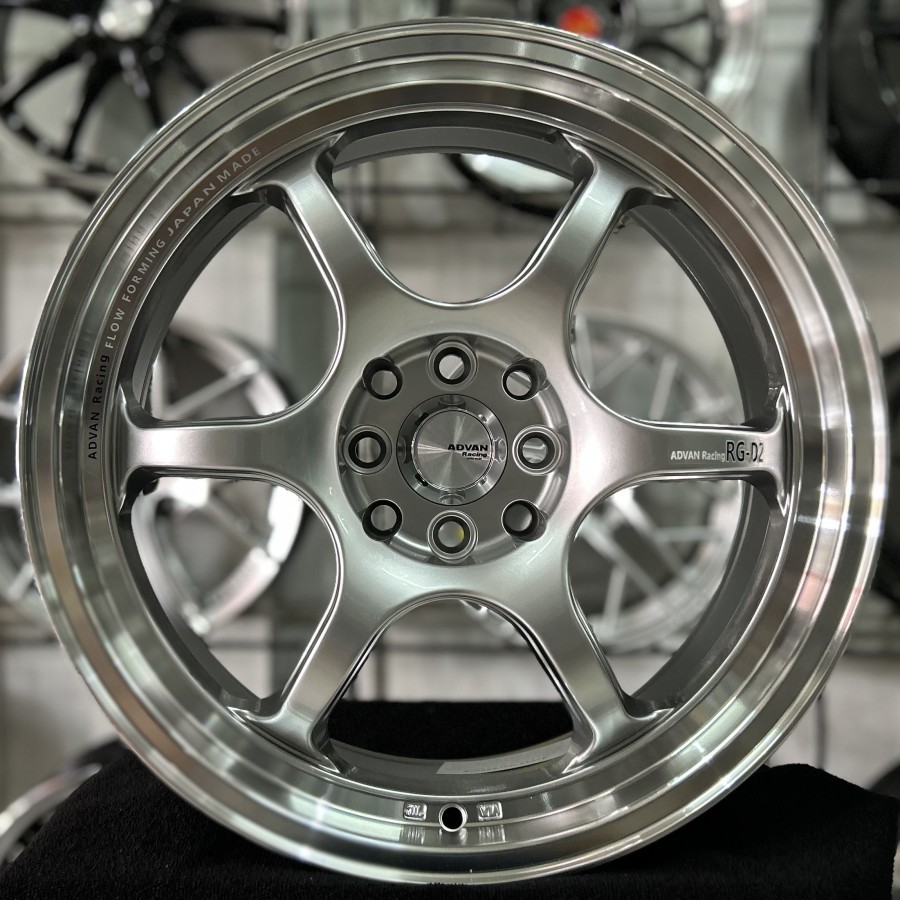 VELG ADVAN RGD2 RING 17 LEBAR 7.5 PCD 8X100/114.3 ET 40