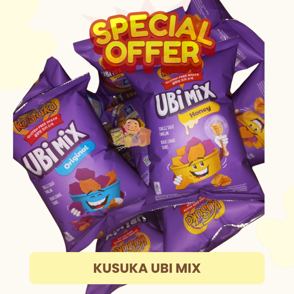 

NEW VARIANT! Kusuka Ubi Mix 40gr All Varian Rasa Original/Honey