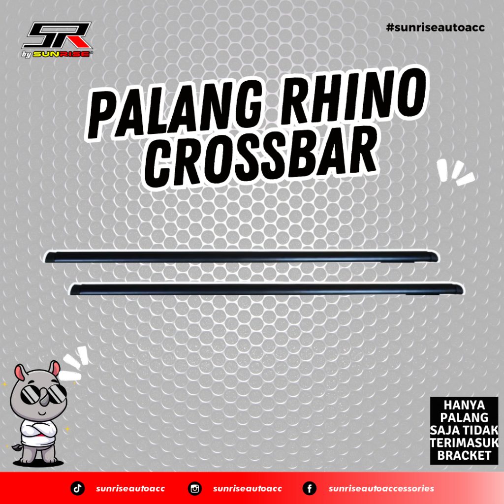 1pcs ujung RHINO CROSSBAR