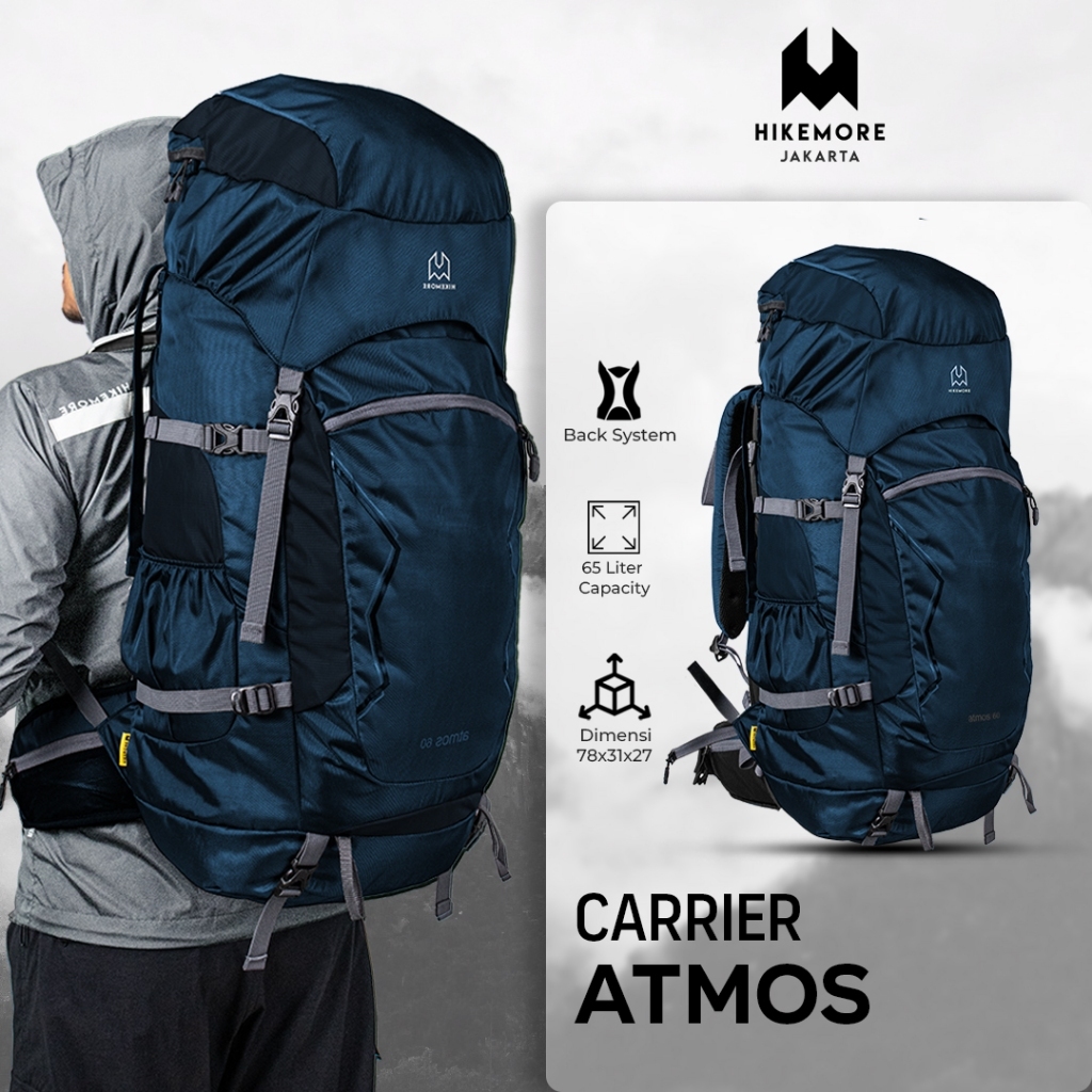 Tas Ransel Gunung Carrier Backpack Outdoor Hikemore Atmos