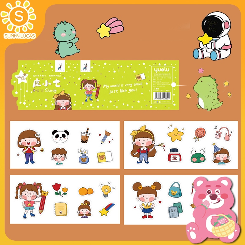 

Sunny.Lucas Aesthtic Cute Botol Air Minum Anak Sticker Laptop Stiker Diary Random Sticker Lucu