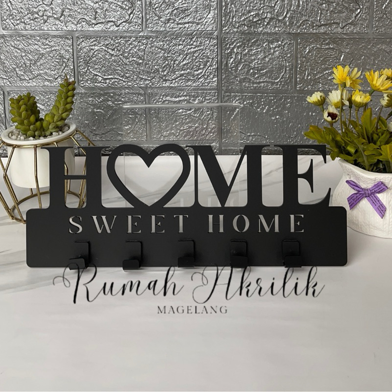 Rak Gantungan Kunci Home Sweet Home