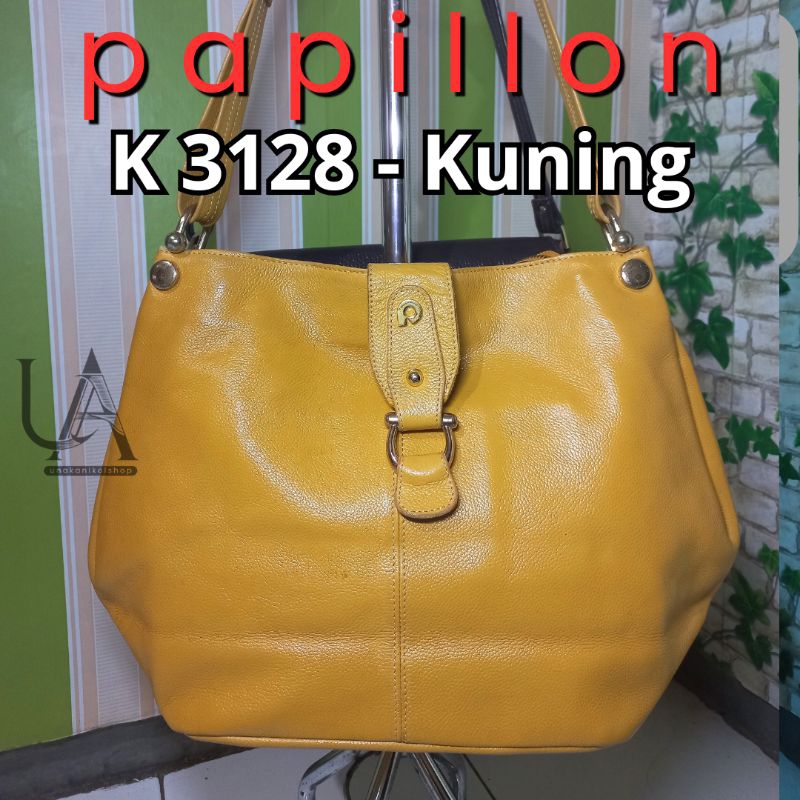 Tas Selempang Wanita Papillon K3128 Kulit Asli Branded Preloved