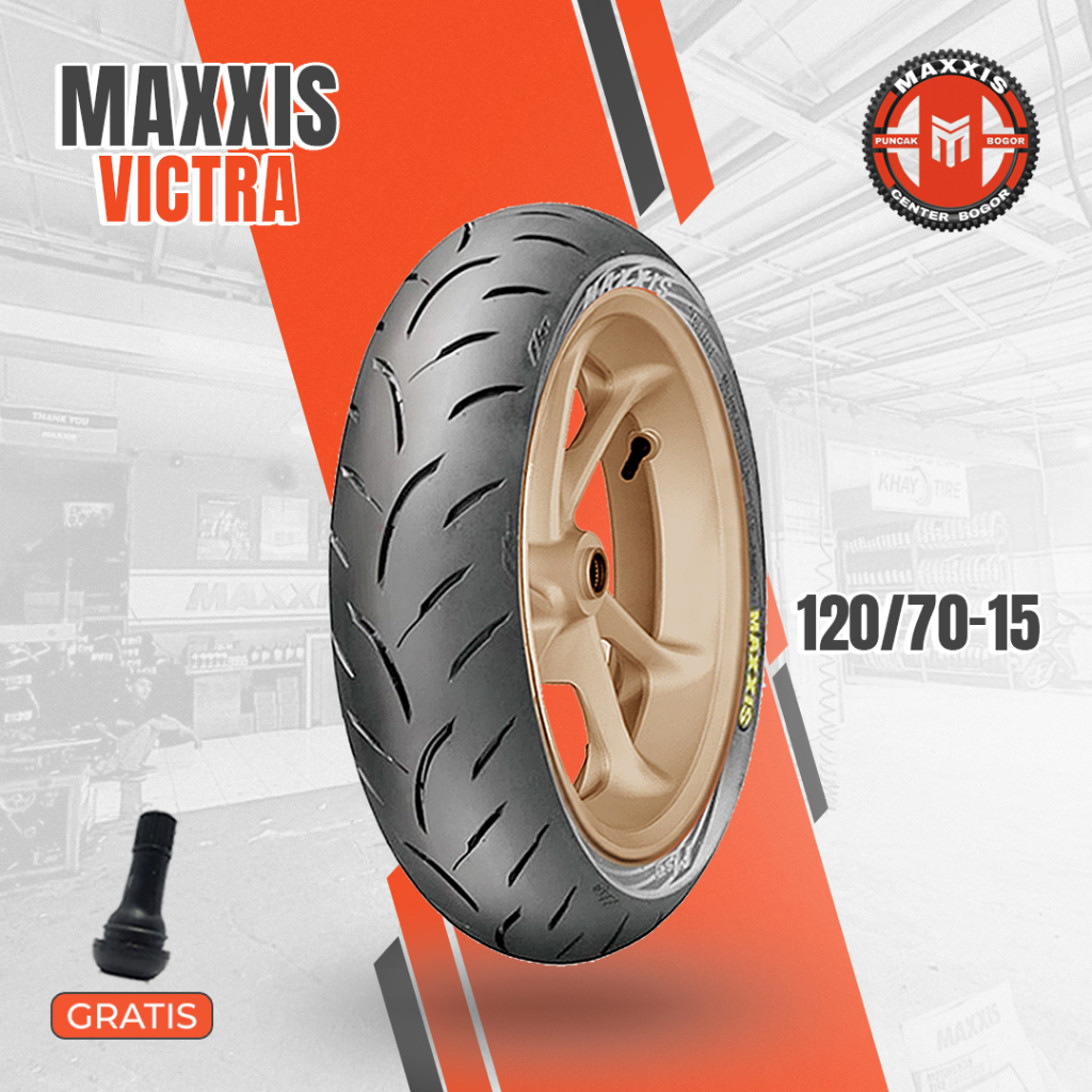 Ban Motor XMAX MAXXIS VICTRA 120/70 Ring 15 Tubeless