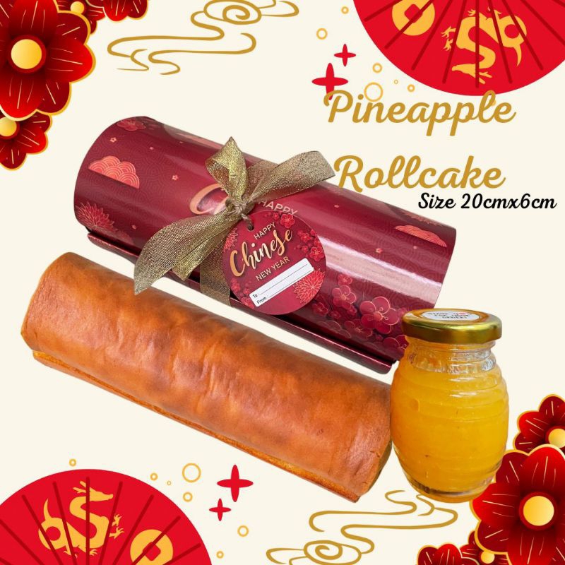 

Bolu Gulung Nanas Pineapple Rollcake selai nanas homemade