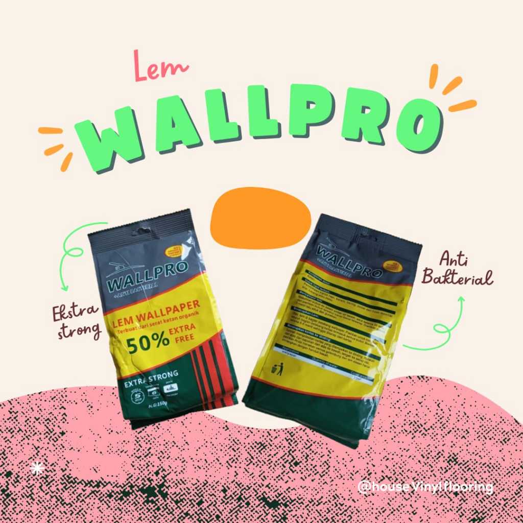 Lem Wallpaper Wallpro Anti Bacterial /Lem wallpaper Dinding