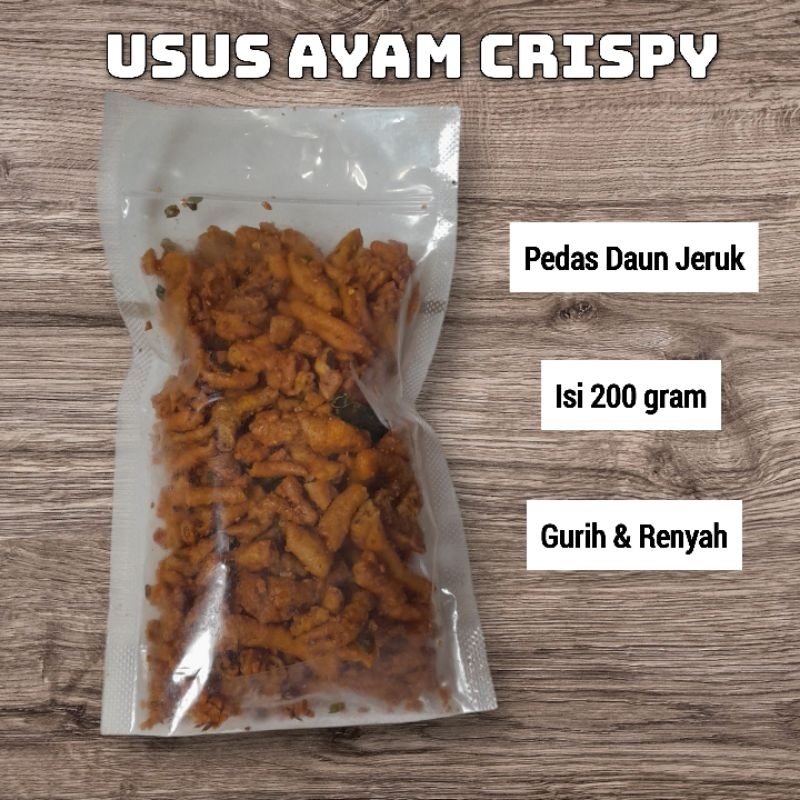 

Usus Ayam Crispy 200 gram
