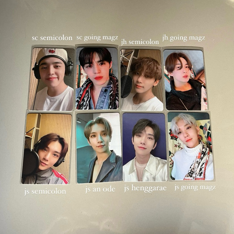 pc seventeen - photocars scoups jeonghan joshua official - semicolon going magz an ode henggarae