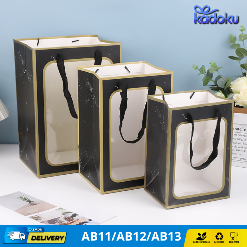 Paperbag jendela mika / Goodiebag jendela mika / paperbag souvenir I AB01 - AB13