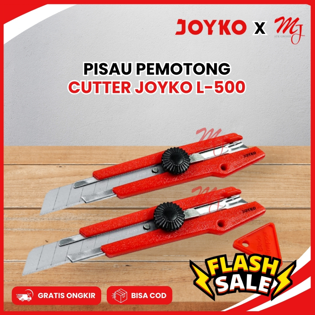 

Pisau Pemotong CUTTER Kater JOYKO Besar L-500 + Cutter REFILL (5pcs)